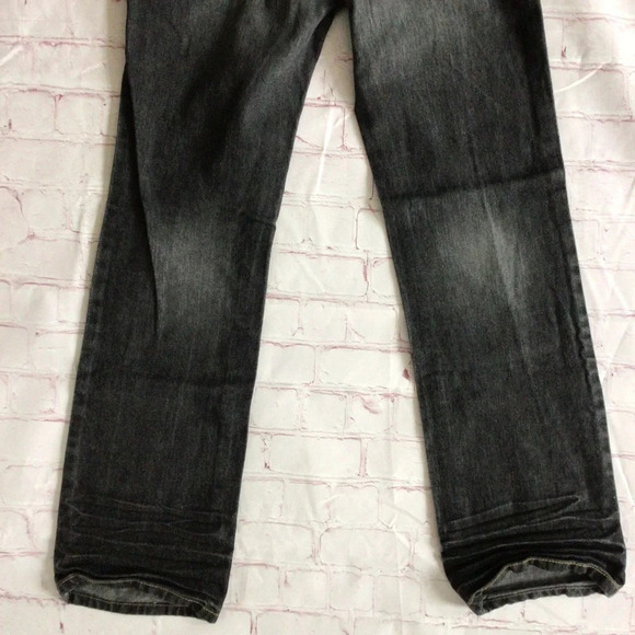 Old Navy Dark Gray Distressed Skinny Adjustable Waist Jeans - Size 14 - Picture 9 of 9